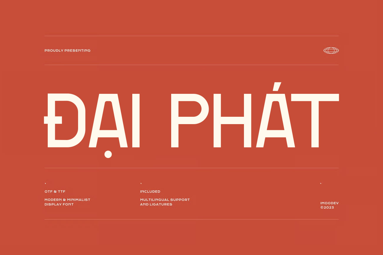 TH Axiome – Font chữ công nghệ hiện đại, tối giản Việt hóa